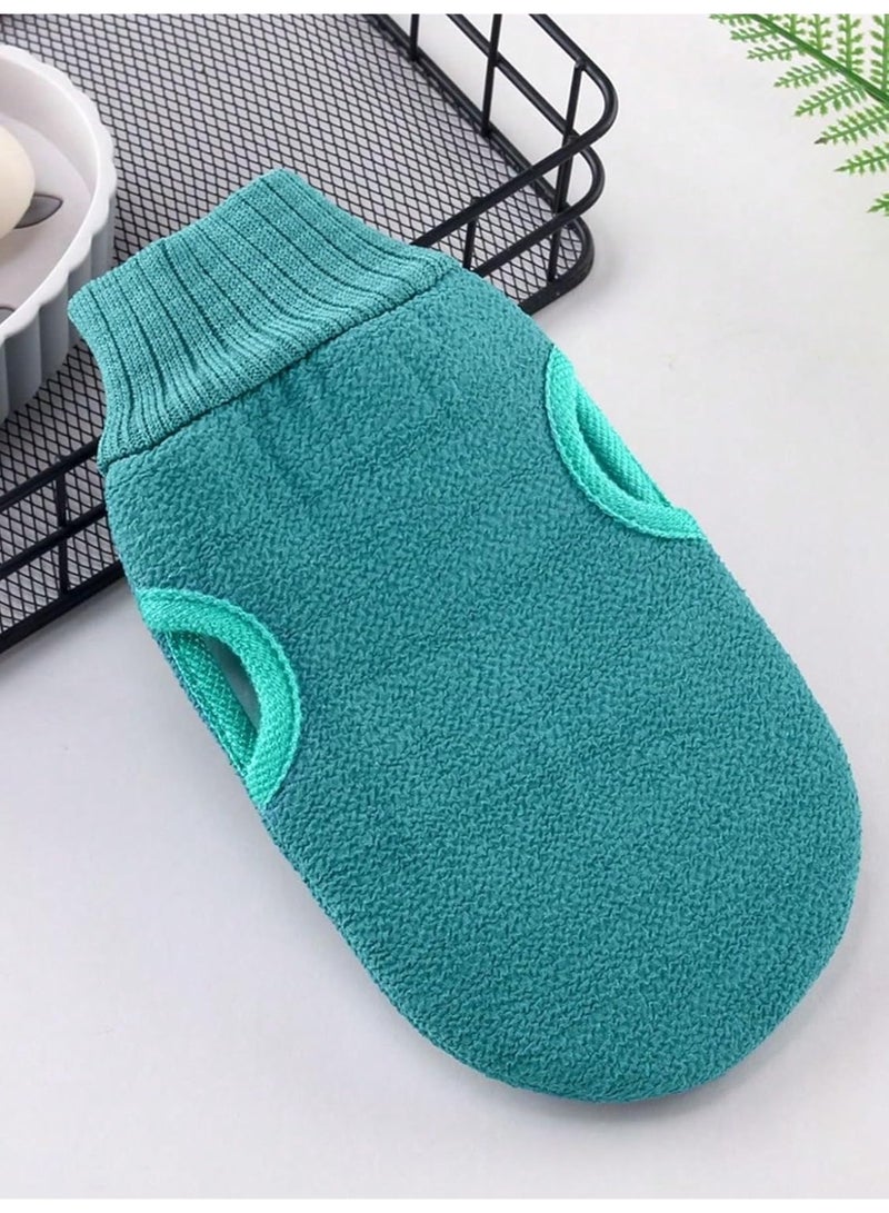 Shein 1pc Exfoliating Bath Body Scrub Cleaning Mitt, Dead Skin Removal Glove, Dual-Sided Body Cleaning Tool For SPA Foam Massage, Exfoliating Towel, Reversible Bath Mitt For Peeling, Suitable For Hydrotherapy, Massage And Body Scrubbing, Body Scrub Bath Accessories, Dead Skin Remover And Face Massager, Comes With Multi-Color Deep Cleansing Bath Towel - Image 4